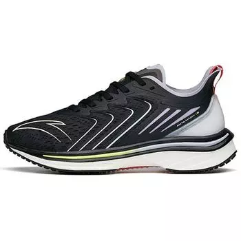 Anta Кроссовки Mach 1.0 Running Series с амортизацией, нескользящие, износостойкие, с низким верхом, женские, черные, фиолетовые, белые 122135562-1 36