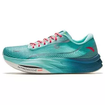 Anta C202 5 GT Pro Cloud Sea Амортизация Нескользящие Низкие Кроссовки для Бега Унисекс Синий 112455561-2 42