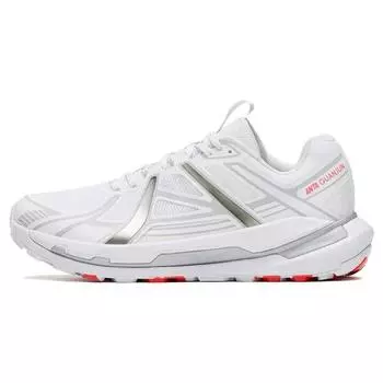 Anta Кроссовки мужские Champion Lightning Shock Absorbing Non-Slip Wear-Stick-Night-Top с низким верхом, белые, серые 112315660A-1 40