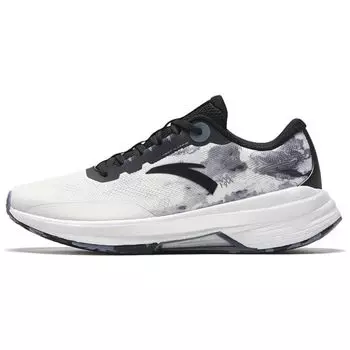 Anta Кроссовки мужские из ткани со шнуровкой, амортизирующие, нескользящие, с низким верхом, черные, белые 112335585-5 40