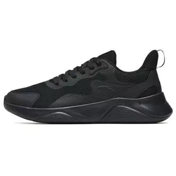 Anta Кроссовки мужские Lingyun Non-Slip, износостойкие, низкие, черные 912245526-4 39