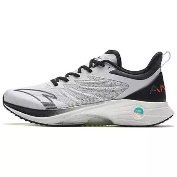 Anta Кроссовки мужские Mach 3.0 Durable Low-Top Running Shoes Black White Gray 112335583-2 40