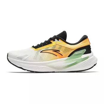 Кроссовки Anta CC Nitrogen Technology Professional Cushioning, износостойкие, с амортизацией, с низким верхом, мужские, белые, оранжевые 912415551-3 40