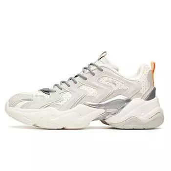 Anta Кроссовки мужские с низкой амортизацией и износостойкостью Dad Shoes Ivory-White 112018882-10 40.5