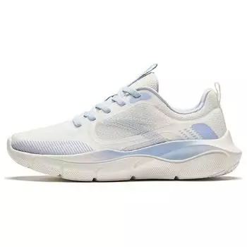 Anta Кроссовки Oxygen Comfortable Universal, амортизирующие, износостойкие, дышащие, легкие, с низким верхом, женские, белые, синие, 922427708-8 38