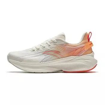 Anta Кроссовки Poison Dart 5 Lace-Up Fabric Shock Absorbing Durable Low Top для бега, женские, белые, оранжевые, 922415552-53 35.5