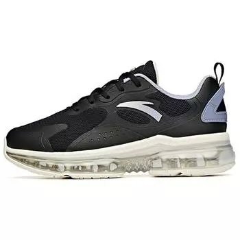 Anta Кроссовки Running Series Air Cushion Shock Absorbation Low Top для женщин, кроссовки, черные, фиолетовые 922125503-4 35.5