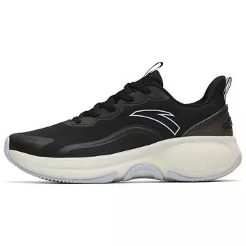 Anta Кроссовки Running Series Bubble 4 Generation с низким верхом и нескользящей подошвой, женские, цвет черный, коричневый 122325521-5 36
