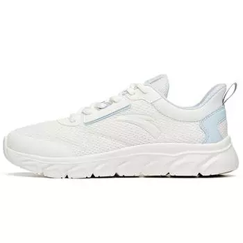 Anta Кроссовки Running Series Casual Breathable Lightweight Durable Non-Slip Low-Top для бега для женщин White Blue 922125526-1 36.5