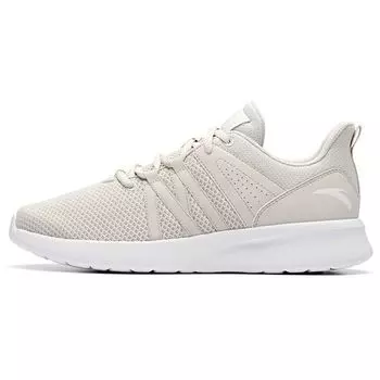 Anta Кроссовки Running Series из искусственной кожи, дышащие, легкие, с низким верхом, мужские, серые, белые 91915586-1 43
