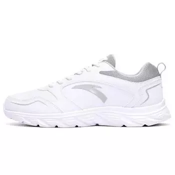 Anta Кроссовки Running Series из кожи, водостойкие, амортизирующие, нескользящие, прочные, с низким верхом, мужские, белые 912245515-4 44.5