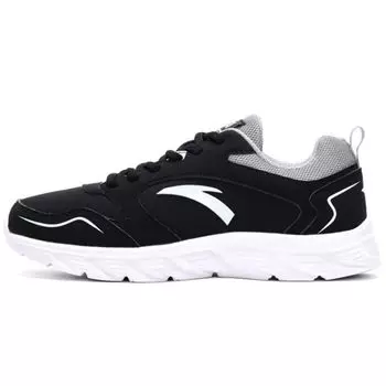 Anta Кроссовки Running Series из кожи, водостойкие, амортизирующие, нескользящие, прочные, с низким верхом, мужские, черные 91645515-1 39