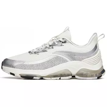 Anta Кроссовки Running Series из ткани с амортизацией, нескользящие, износостойкие, с низким верхом, мужские кроссовки, серебристые 112145502-3 40