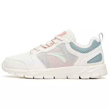Anta Кроссовки Running Series Leather Low-Toop для бега женские кроссовки белые зеленые розовые 92625512-41 36.5