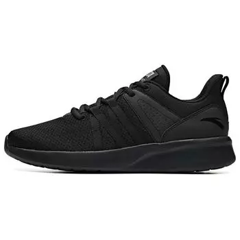 Anta Кроссовки Running Series Mesh Breathable Low-Top для бега, мужские кроссовки, черные 91915586-4 44.5