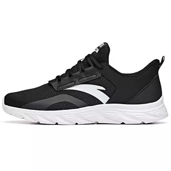 Anta Кроссовки Running Series Mesh Casual Shock Absorbing Non-Slip Wear Resistance Air-Stick с низким верхом для бега для мужчин, черные, белые, 912045523-2 43