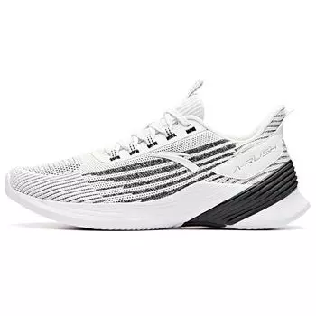 Anta Кроссовки Running Series Mesh Low-Top для бега, мужские кроссовки, белые, черные 11935582-3 44.5