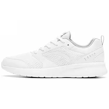 Anta Кроссовки Running Series Mesh Shock Absorbing Non-Slip износостойкие с низким верхом для бега мужские кроссовки Anta-White 91915527-1 44.5