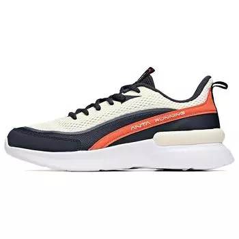 Anta Кроссовки Running Series с нескользящей износостойкой дышащей подошвой для бега, мужские кроссовки белого и черного цвета 111945562R-4 39