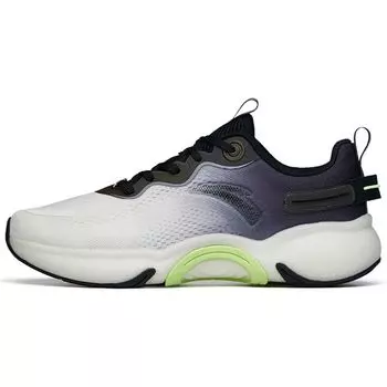 Anta Кроссовки Running Series с нескользящей подошвой и износостойкостью для мужчин, белые и черные 112225520-4 40.5