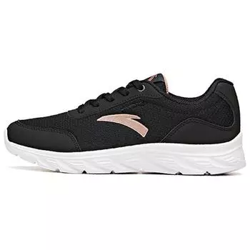 Anta Кроссовки Running Series с нескользящей подошвой, износостойкие, дышащие, легкие, с низким верхом, женские, кроссовки, черное золото 922115571-3 35.5