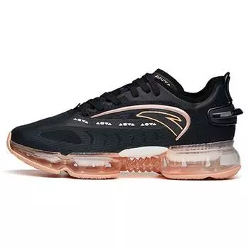 Anta Кроссовки Running Series с воздушной подушкой полной длины, амортизирующие, нескользящие, износостойкие, дышащие, с низким верхом, для бега, женские кроссовки 122125598-1 35.5