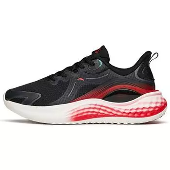 Anta Кроссовки Running Series Soft Elastic Technology, легкие, дышащие, с низким верхом, мужские, черные, красные 112145556S-3 40