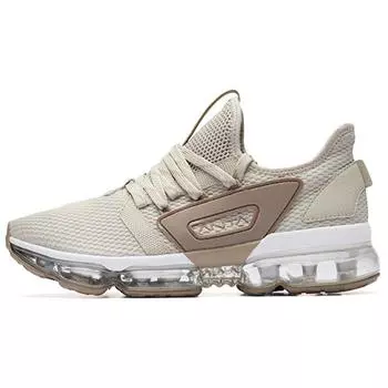 Anta Кроссовки Seeed Full-Length Air Cushion Sports Shock Absorbation Low-Top для бега для мужчин светло-коричневые 91935503-4 40