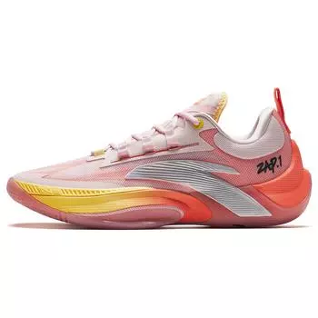 Anta Кроссовки Shunxi 1 Peach Nitrogen Technology Professional Basketball Shoes Low Top для мужчин, розовые 912411110Q-5 43