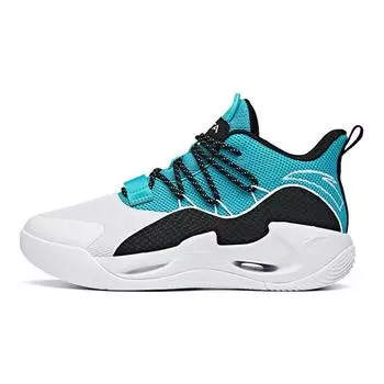 Anta Кроссовки средней высоты, нескользящие, прочные, спортивные, повседневные, детские, белые, зеленые A312121118-3 39