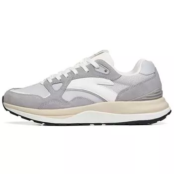 Anta Кроссовки Star 202 TD Retro Casual Non-Slip Wear Resistance Shock Absorbing Breathable Low-Top для бега для женщин Серо-белые 122235550A-2 36