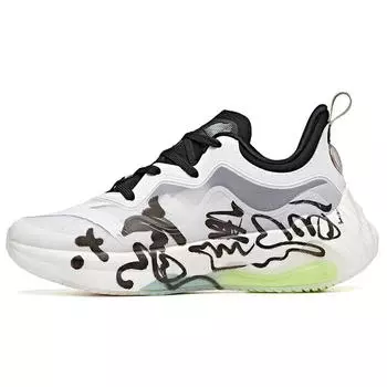 Anta Кроссовки Star Peak Series Ink Rhythm Flying White Low Top для бега, мужские кроссовки, черные 112035518A-2 42