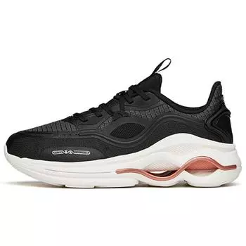 Anta Кроссовки Training Series Casual Shock Absorbing Non-Slip Durable Low Top, женские кроссовки, черные 122147722-4 36