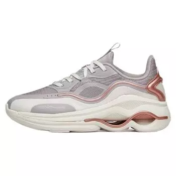 Anta Кроссовки Training Series из нескользящей износостойкой дышащей ткани с низким верхом для тренировок женские серые 122147722-3 38