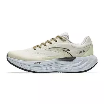 Кроссовки Anta Travel Step PG7 с амортизацией для бега, дышащие, спортивные, низкие, мужские, кроссовки, грубые, конопляные, серые, лимонно-зеленые 112435546-3 39