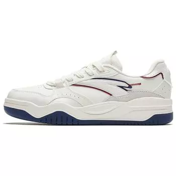 Anta Кроссовки Wave Shoes из искусственной кожи, нескользящие, с низким верхом, для скейтбординга, женские, кроссовки цвета слоновой кости и белого, темно-синего цвета 922348003-56 35.5