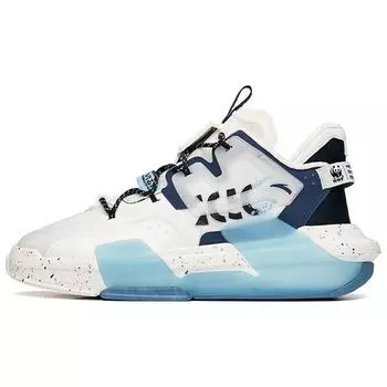 Anta Кроссовки Wwf X Dominator 3.0 противоскользящие прочные легкие средние кроссовки мужские белые синие 112138081-6 40