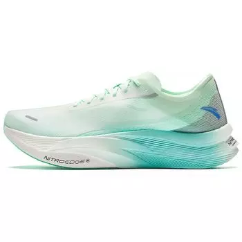 Anta Кроссовки женские C202 5 GT Professional Marathon Racing, зеленые, синие, 122355560-2 37.5