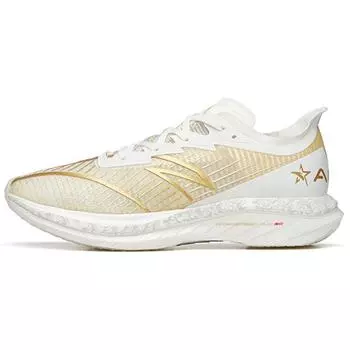Anta Кроссовки женские C202 GT Professional Racing Low-Top, золотисто-белые 122135589S-7 35.5