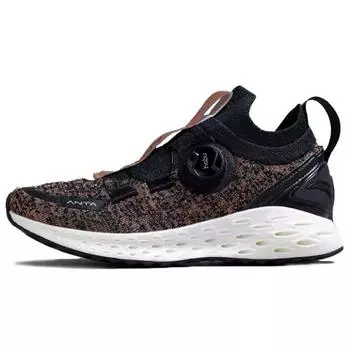 Anta Кроссовки женские Flashfoam Wormhole Technology Low-Top Running Shoes, черные, от Nasa Collaboration 12915580-4 35.5