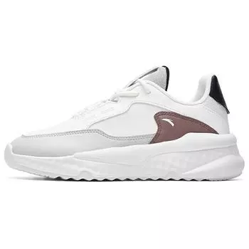 Anta Кроссовки женские кожаные низкие Unrestrained Lifestyle Series белые коричневые черные 122038842-6 35.5