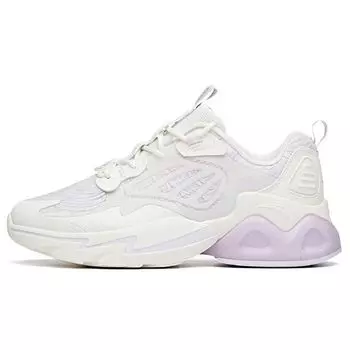 Anta Кроссовки женские Millennium 2.0 Non-Slip, износостойкие, низкие, для папы, белые, фиолетовые 122128896-4 35.5