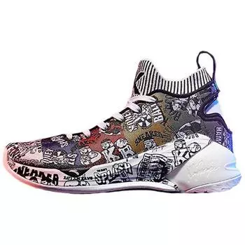 Anta KT4 Sneakerhead Мужские кроссовки разноцветные черно-белые 11941104S-3