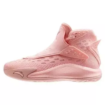 Anta KT5 Klay Thompson Valentines Day Удобные амортизирующие нескользящие износостойкие высокие баскетбольные кроссовки мужские розовые 112011101-6 45