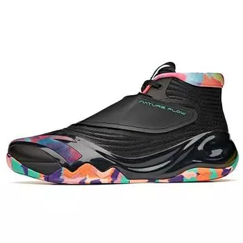 Anta KT6 Black Month Амортизирующие противоскользящие износостойкие высокие баскетбольные кроссовки мужские кроссовки оранжевые фиолетовые 112111101-11 40