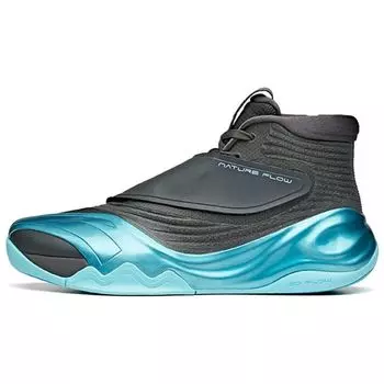 Anta KT6 Series Comfortable Performance Shock Absorbing Anti-Slip Wear Resistance Support High-Top Basketball Shoes Men sneakers Black Blue 112111101-5 42