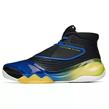 Anta KT6 Thompson Away Trendy Non-Slip Wear-Stick-Top Basketball Shoes Men sneakers Black Yellow Blue 112121101-4 39