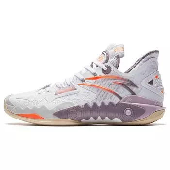 Anta Kyrie Irving x Shock Wave 5 Saltation Мужские кроссовки Белый Серый Оранжевый 112331106-1 46