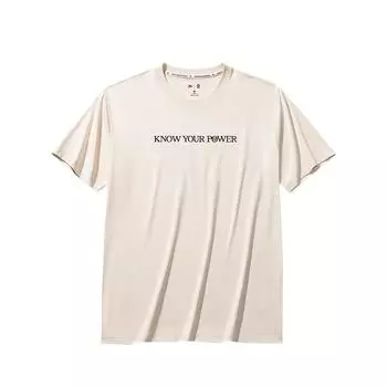 Anta Kyrie Series Basketball T-Shirt Unisex Tops Mud-Sand-Gray 172531114-1 L