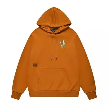 Anta Kyrie Series Lettered Hooded Long Sleeve Sweatshirt Unisex sweatshirt Luxurious-Brown 172441719S-1 M